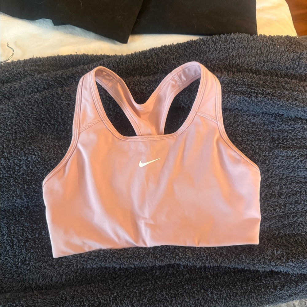 Nike Pink Racerback Sports Bra for Light Impact